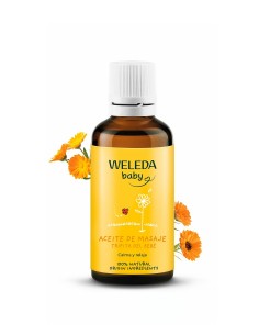 WELEDA Aceite para Masaje Tripita Bebé BIO 50 ml 2
