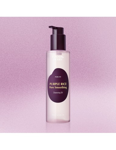 EQQUALBERRY Purple Rice Pore Smoothing Cleansing Oil - Aceite Limpiador
