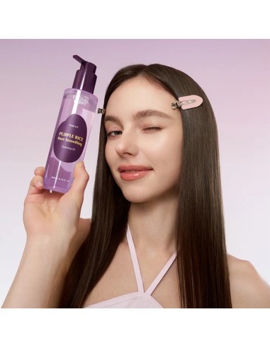 EQQUALBERRY Purple Rice Pore Smoothing Cleansing Oil - Aceite Limpiador