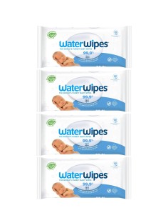 WATER WIPES Toallitas Infantiles al 99'9% Agua PACK 240 unidades