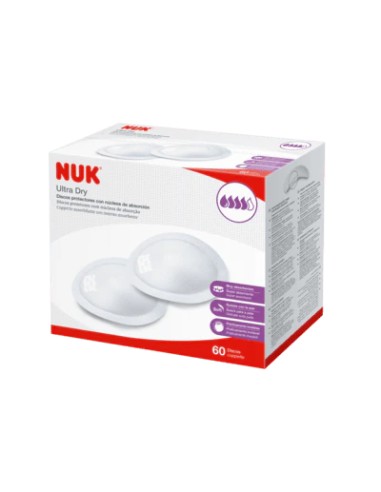 NUK Discos Absorbentes de Lactancia 60 unidades (40+20 GRATIS)