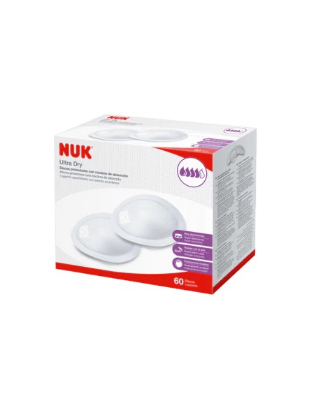 NUK Discos Absorbentes de Lactancia 60 unidades (40+20 GRATIS)