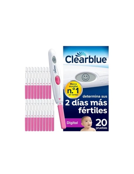 CLEARBLUE Prueba de Ovulación Digital 20 pruebas