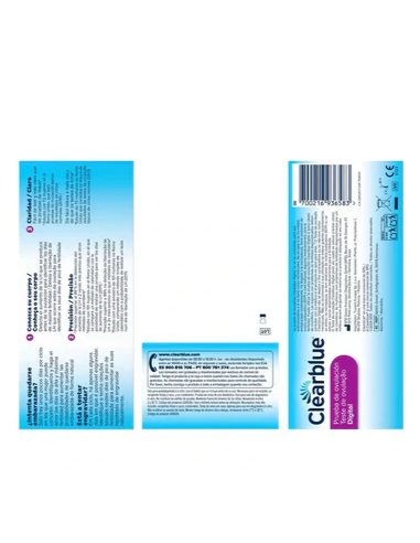 CLEARBLUE Test de Ovulación Digital 20 pruebas