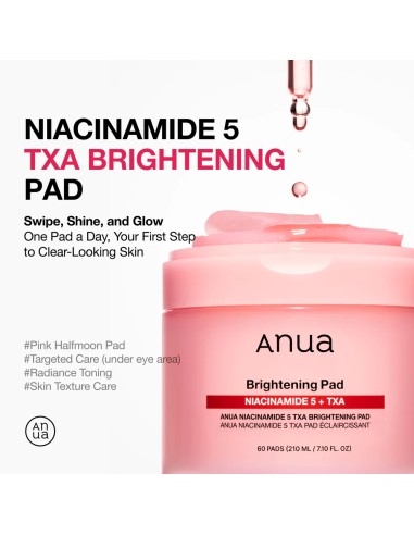 ANUA Brightening Pad Niacinamide 5 + TXA Pads - Discos