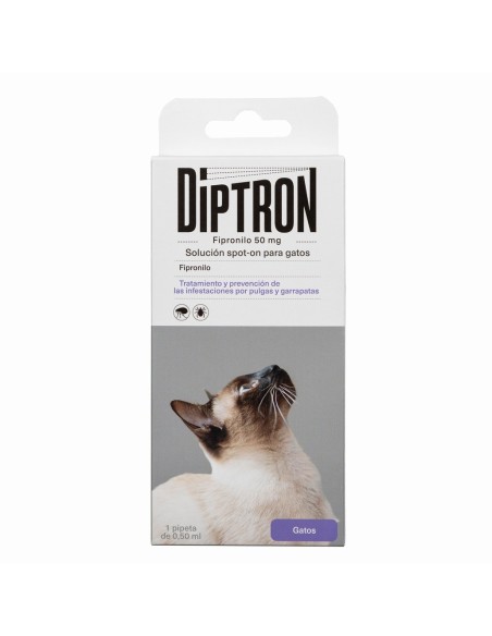 DIPTRON Solución Antiparasitaria Gatos Spot-On
