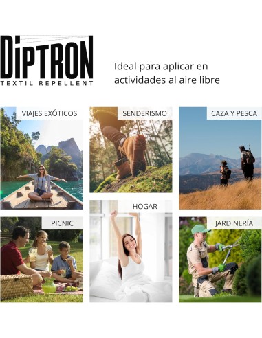 DIPTRON Repelente de Insectos para Ropa y Téxtil