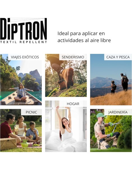 DIPTRON Repelente de Insectos para Ropa y Téxtil