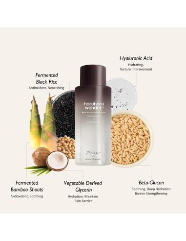 HARUHARU WONDER Black Rice Hyaluronic Toner Free