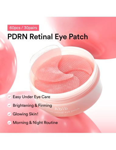ABIB PDRN Retinal Eye Pad Glow Jelly - Parches Ojos Retinal
