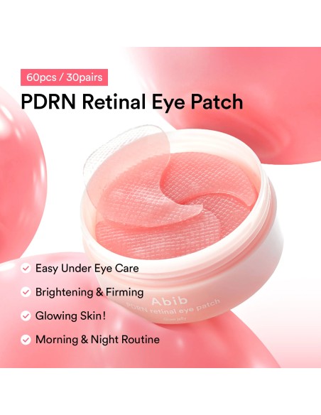 ABIB PDRN Retinal Eye Pad Glow Jelly - Parches Ojos Retinal