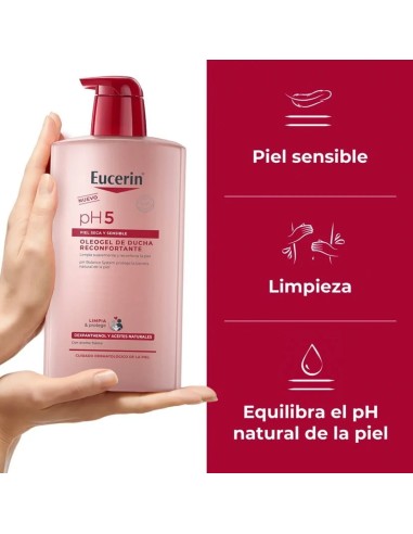 EUCERIN PH5 Oleogel de Ducha Reconfortante 1000 ml