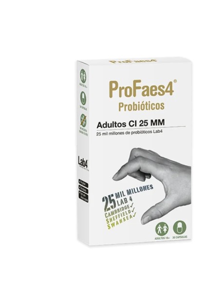 PROFAES4 Probióticos Adultos CI 25 MM 30 cápsulas