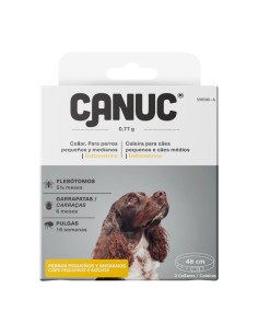 CANUC Collar Antiparasitario para Perros Pequeños y Medianos 2 unidades🐶