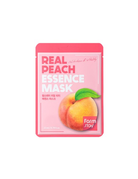 FARMSTAY Real Peach Essence Mask