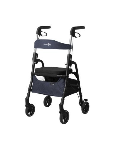 PLAYCARE W4 Andador 4 Ruedas con Frenos Color Azul Misty Blue