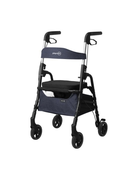 PLAYCARE W4 Andador 4 Ruedas con Frenos Color Azul Misty Blue