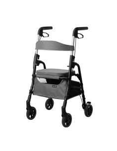 PLAYCARE W4 Andador 4 Ruedas con Frenos Color Gris Grey Stone