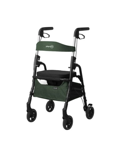 PLAYCARE W4 Andador 4 Ruedas con Frenos Color Verde Forest