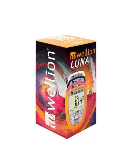 WELLION LUNA TRIO Medidor de Glucosa, Colesterol y Ácido Úrico en Sangre