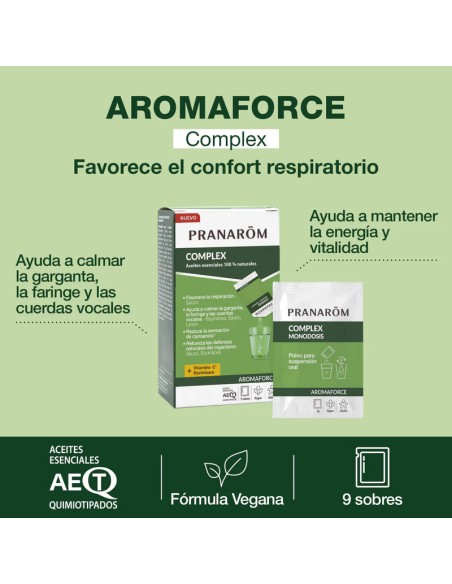 PRANARÔM AROMAFORCE Complex 9 sobres