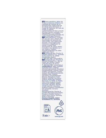ORAL-B Pasta 3DW Clinical 75 ml