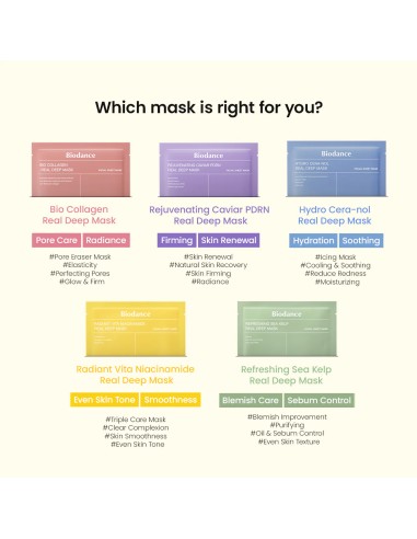 BIODANCE Rejuvenating Caviar PDRN Real Deep Mask - 1 mascarilla facial