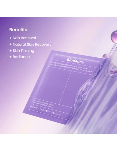 BIODANCE Rejuvenating Caviar PDRN Real Deep Mask - 1 mascarilla facial
