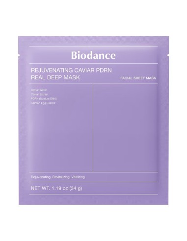 BIODANCE Rejuvenating Caviar PDRN Real Deep Mask - 1 mascarilla facial