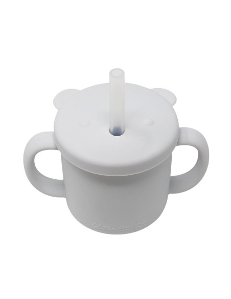 Glitter & Spice taza osito de silicona marble