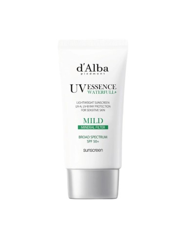 D'ALBA PIEDMONT UV Essence Waterful Mild Sunscreen SPF 50+ Protector Solar Mineral