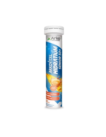 ARKOVITAL HIDRATIUM Senior 50+ Sabor Naranja 24 comprimidos efervescentes