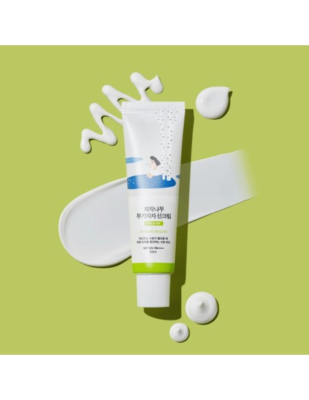 ROUND LAB Birch Juice Mild-Up Sunscreen SPF 50+ PA++++ - Protector Solar Mineral