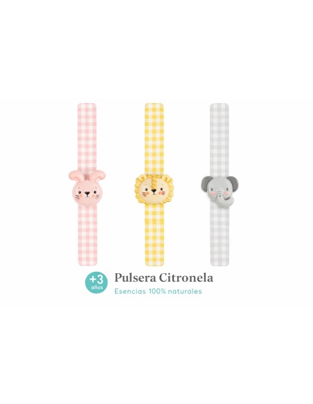SUAVINEX Pulsera Citronela + 2 Recambios