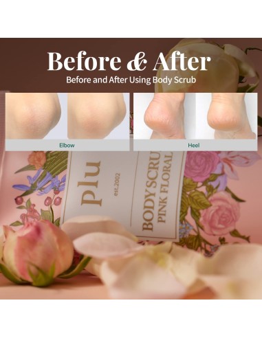 PLU Body Scrub Pink Floral - Exfoliante Corporal