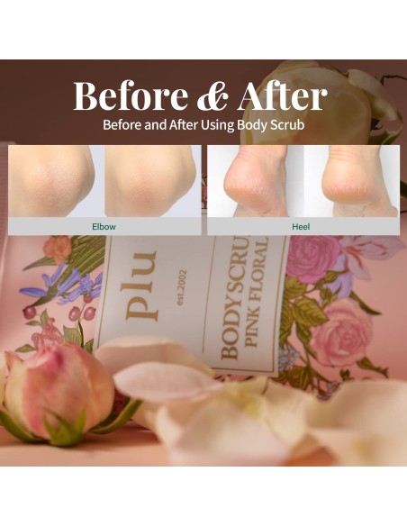 PLU Body Scrub Pink Floral - Exfoliante Corporal