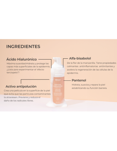 Segle espuma limpiadora 150 ml