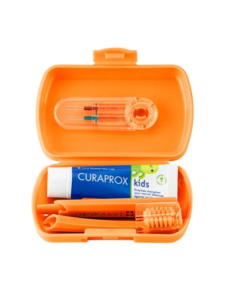 CURAPROX TRAVEL SET KIDS Naranja