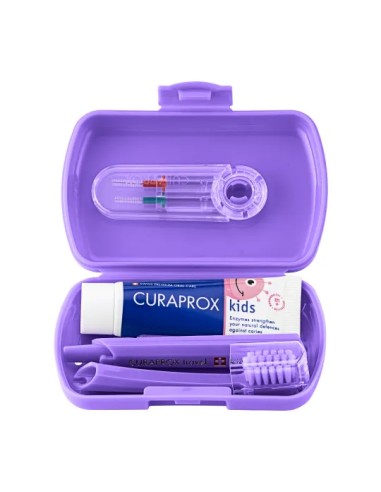 CURAPROX TRAVEL SET KIDS Morado