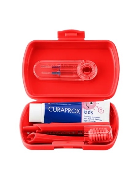 CURAPROX TRAVEL SET KIDS Rojo
