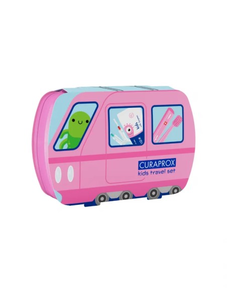 CURAPROX TRAVEL SET KIDS Rosa