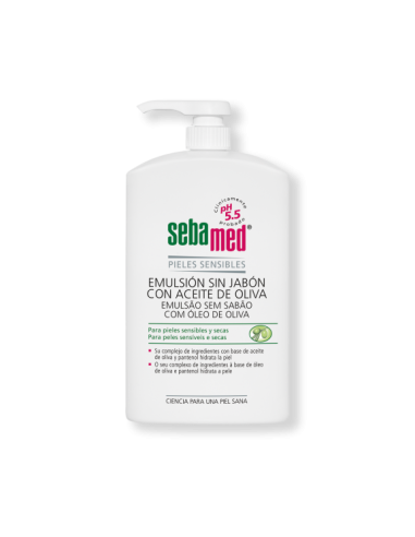 SEBAMED Emulsión sin Jabón con Aceite de Oliva 1000 ml