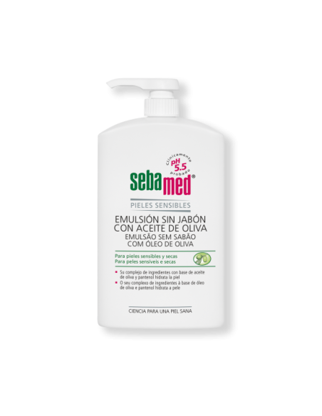 SEBAMED Emulsión sin Jabón con Aceite de Oliva 1000 ml