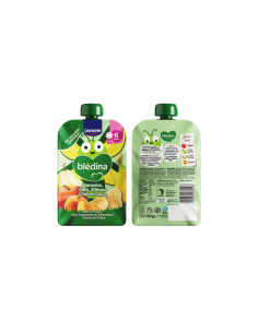 BLÉDINA Pouch Manzana, Pera, Plátano y Albaricoque 100 g