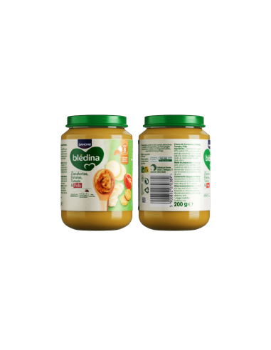 BLÉDINA Tarrito de Zanahorias, Patatas, Tomate y Pollo 200 g