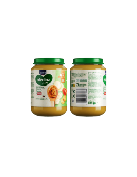 BLÉDINA Tarrito de Zanahorias, Patatas, Tomate y Pollo 200 g