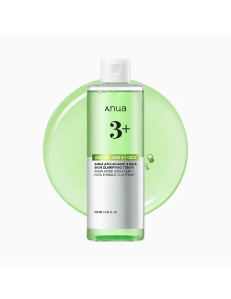 ANUA AZELAIC Acid 3 Cica Skin Clarifying Toner - Tónico Clarificante