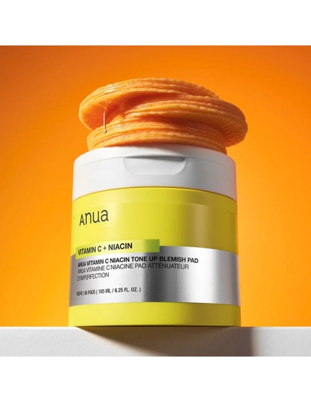 ANUA Vitamin C Niacin Tone Up Blemish Pad - Discos Iluminadores