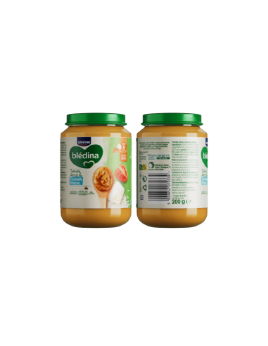 BLÉDINA Tarrito de Tomate, Arroz y Pescado blanco 200 g