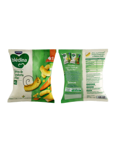 BLÉDINA Tubitos de Zanahoria y Maíz BIO 20 g